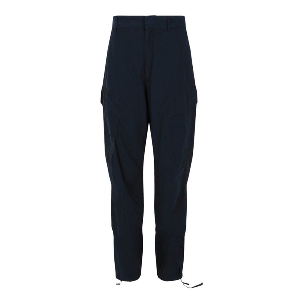 Givenchy Wide Leg Cargo Pants Blue Mens
